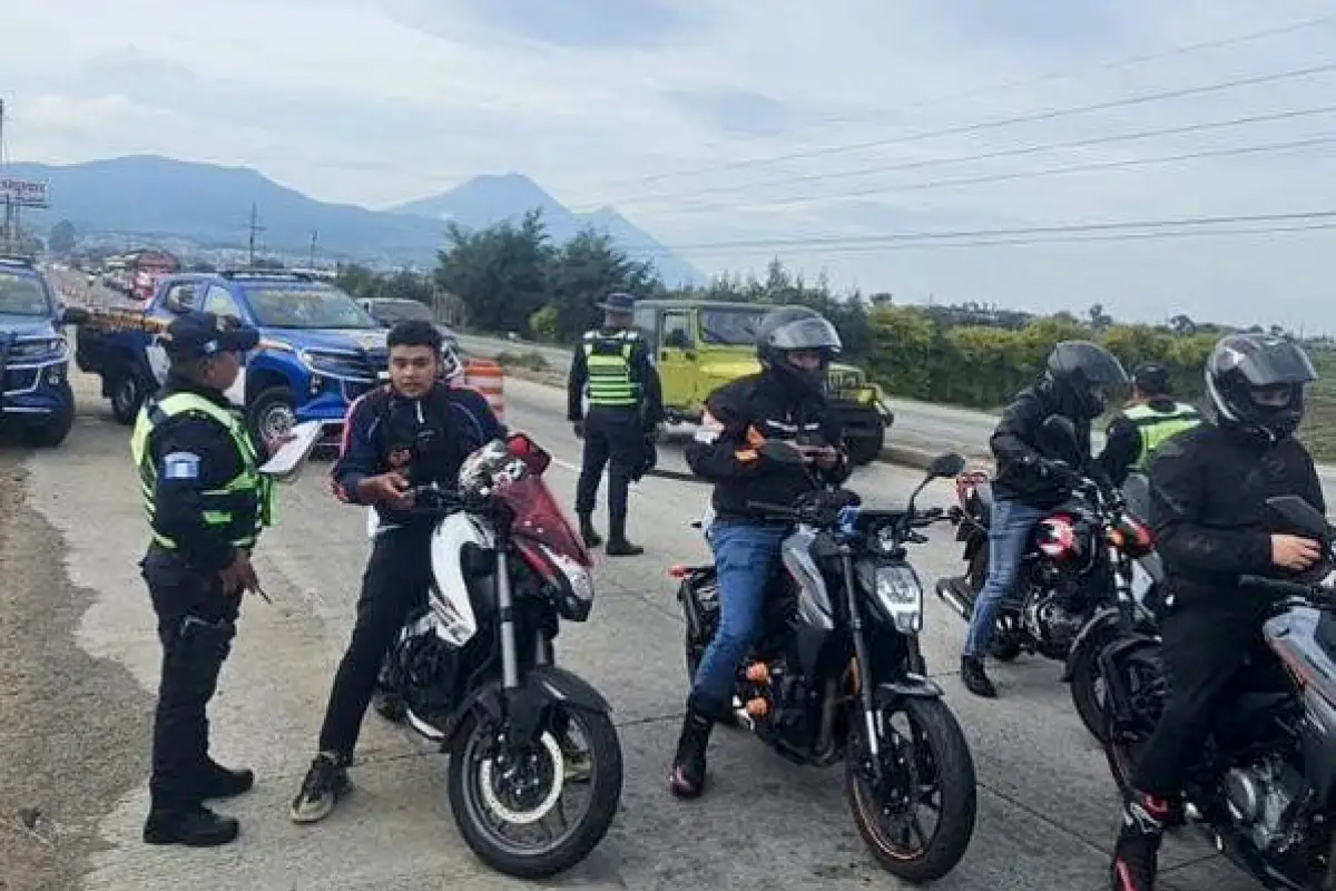 Los operativos se desarrollan en todas las carreteras nacionales., PNC de Guatemala.