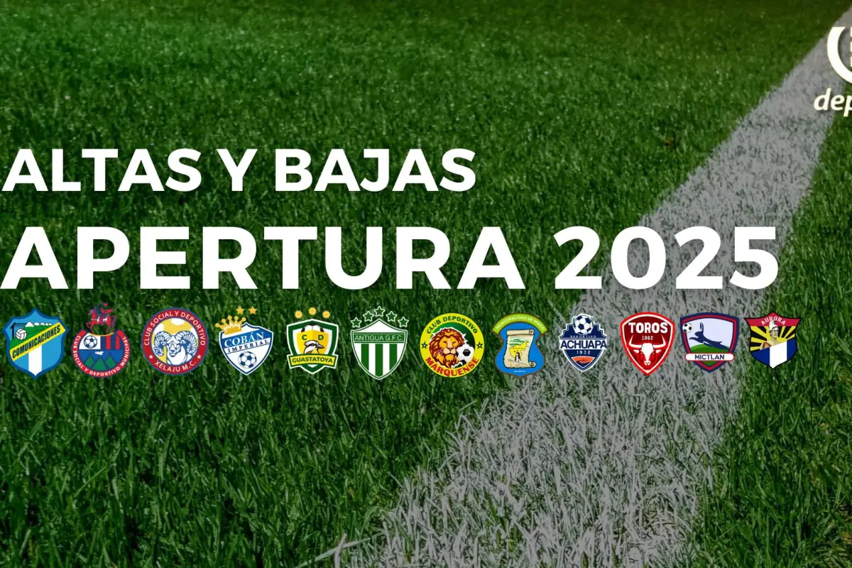 Altas y bajas para el Apertura 2025 de la Liga Guate Banrural - Emisoras Unidas