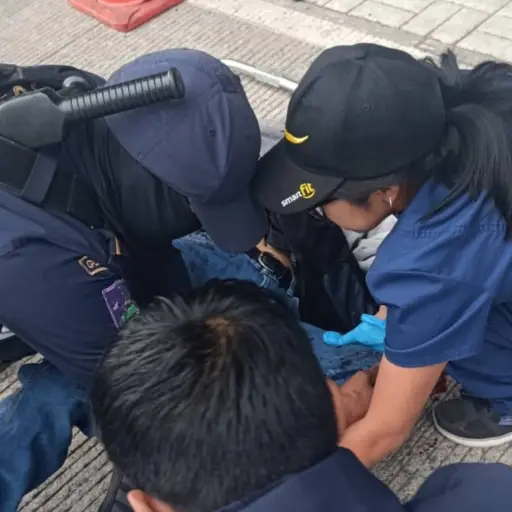 PMT gravemente herido. ,PNC