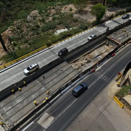 Este es el tramo carretero donde se ejecutan los trabajos viales del km. 11.5 de la ruta a El Salvador. ,CIV