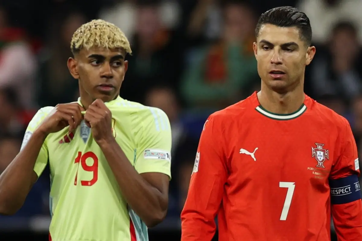 Cristiano Ronaldo le ganó el duelo a Yamal 