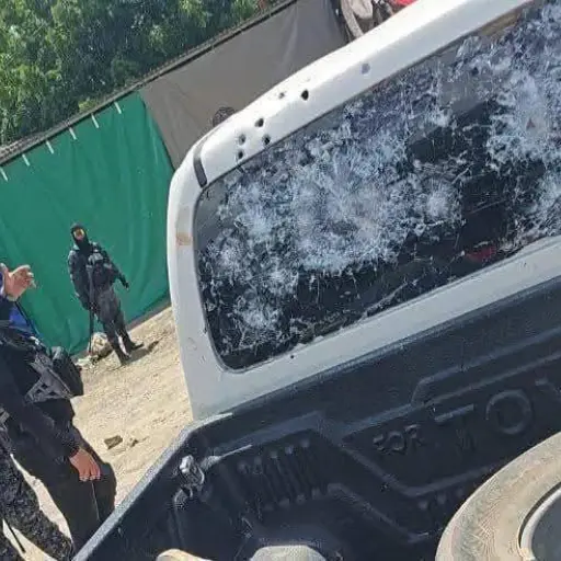 Imágenes compartidas en redes sociales evidenciaron el tiroteo en La Mesilla, Huehuetenango. ,Redes sociales.