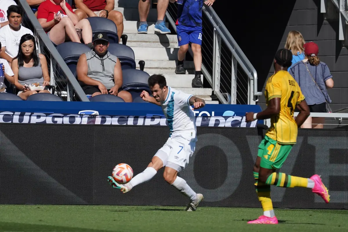 Partido entre Guatemala y Jamaica en la Copa Oro 2023 - FFG
