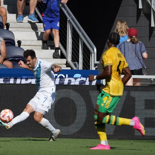 Partido entre Guatemala y Jamaica en la Copa Oro 2023 - FFG
