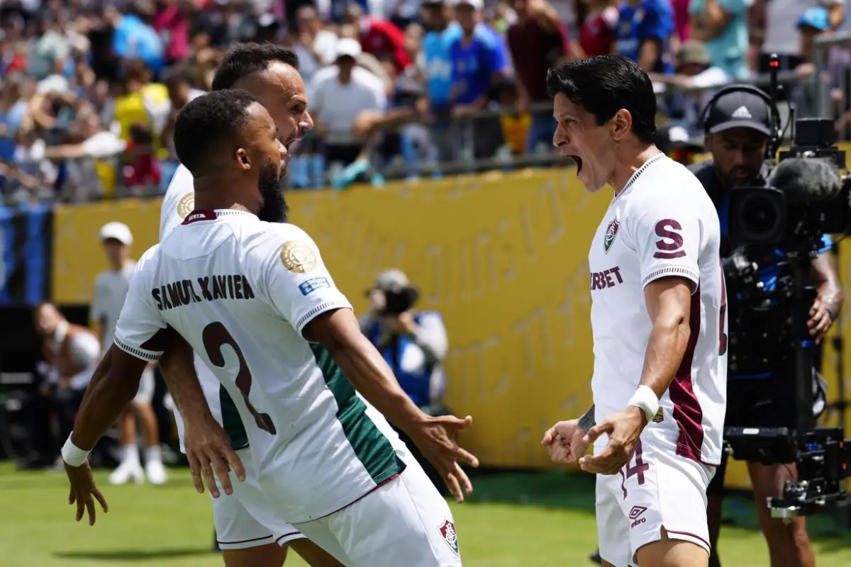 Celebración del Fluminense ante el Inter - EFE
