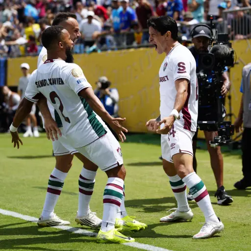 Celebración del Fluminense ante el Inter - EFE
