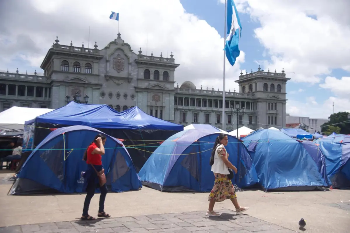 Magisterio en la Plaza de la Constitución , Omar Solís 