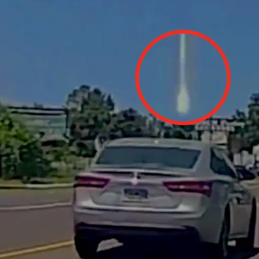 Bola de fuego captada en EE. UU. ,Captura de pantalla video X.