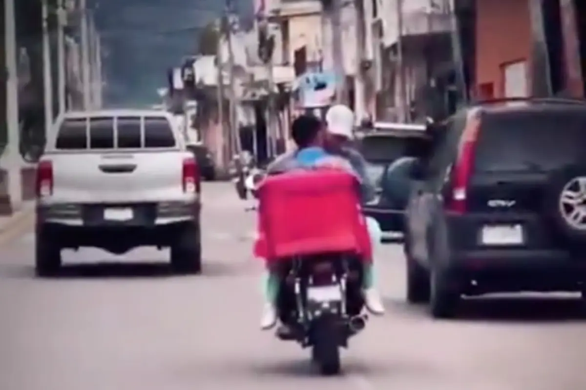 Video captado en Chiquimula. , Captura de pantalla video X.