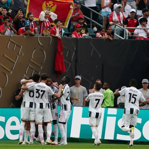 Celebración de la Juventus ante el Wydad AC - EFE