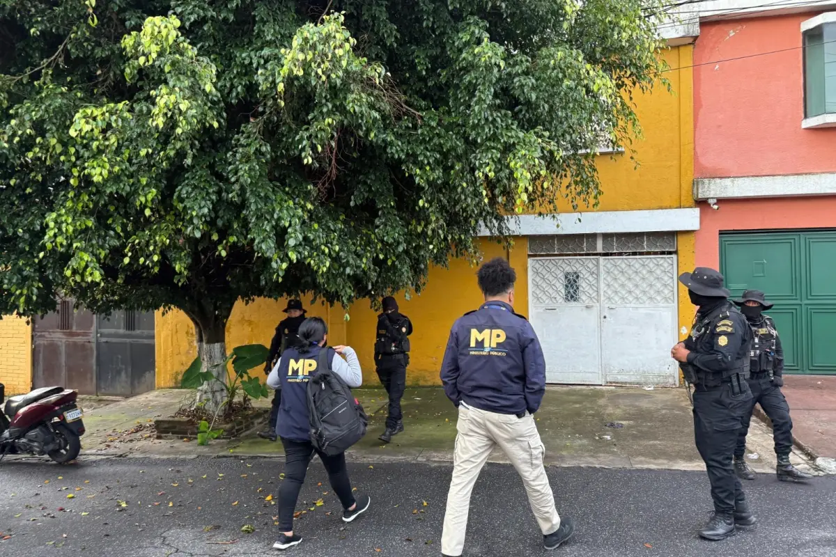 Las acciones del MP son para recabar evidencias., Ministerio Público.