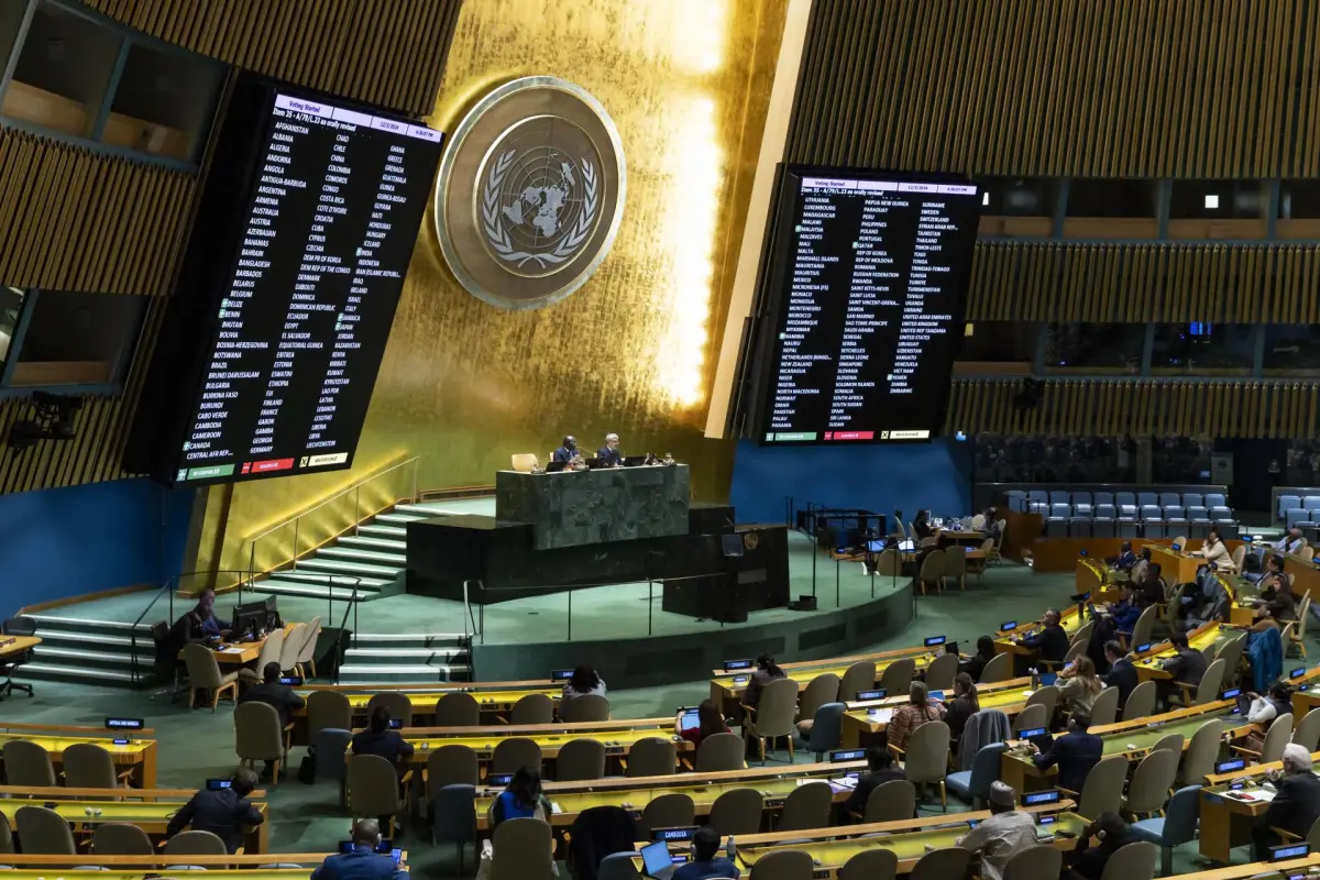 Fotografía de archivo de una Asamblea General de las Naciones Unidas,  EFE/EPA/Justin Lane
