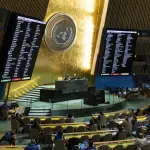 Fotografía de archivo de una Asamblea General de las Naciones Unidas , EFE/EPA/Justin Lane

