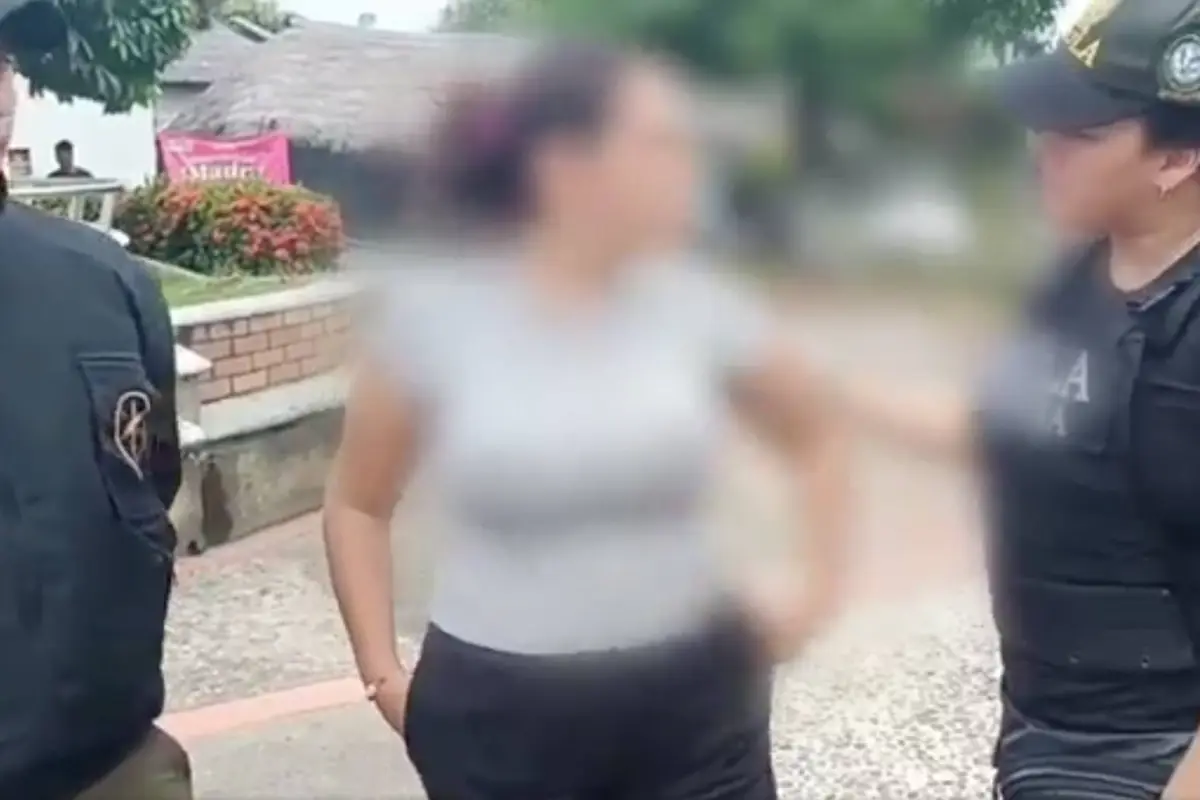 Mujer exigía un millón de pesos. , Departamento de Policía Santander