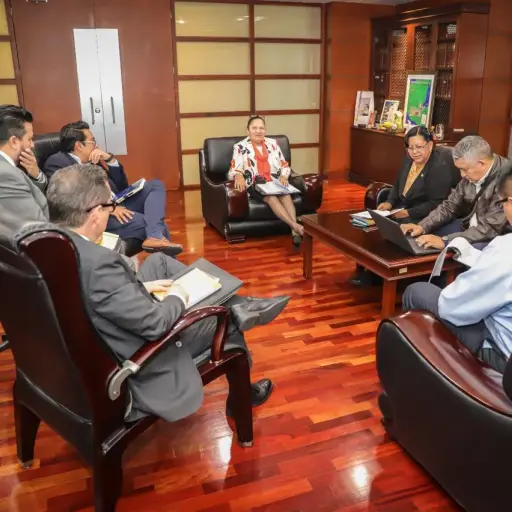 La juez practicó la diligencia en la sede del Ministerio Público.  ,Foto MP