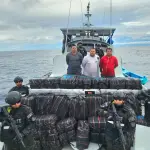 La Marina Nacional de El Salvador incautó 6,3 toneladas de cocaína en aguas del Pacífico. ,Foto PNC El Salvador