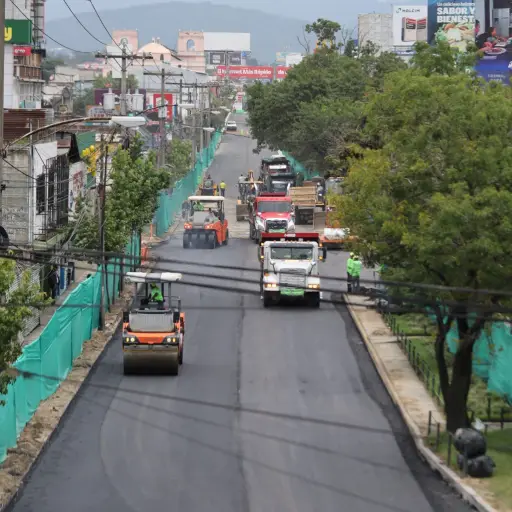 Los trabajos finalizaron en el primer tramo de la Calle Martí.  ,Municipalidad de Guatemala.