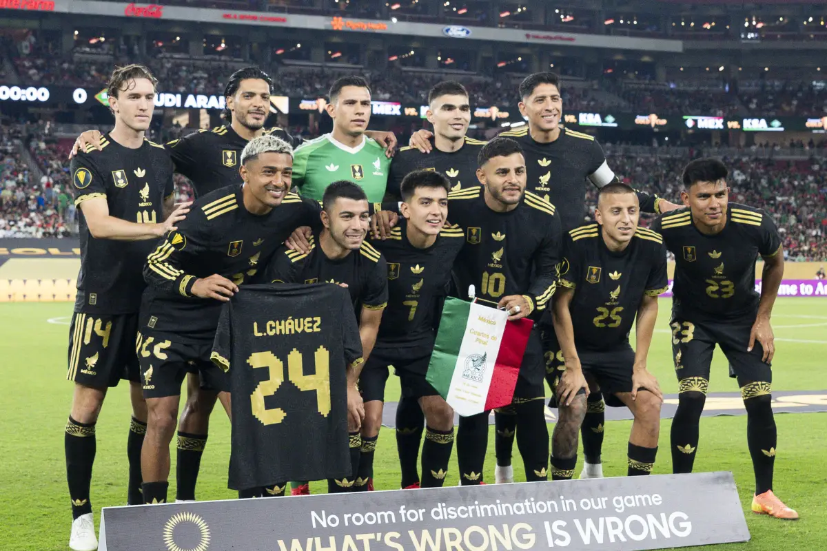 Once de México ante Arabia Saudí en la Copa Oro - Selección de México