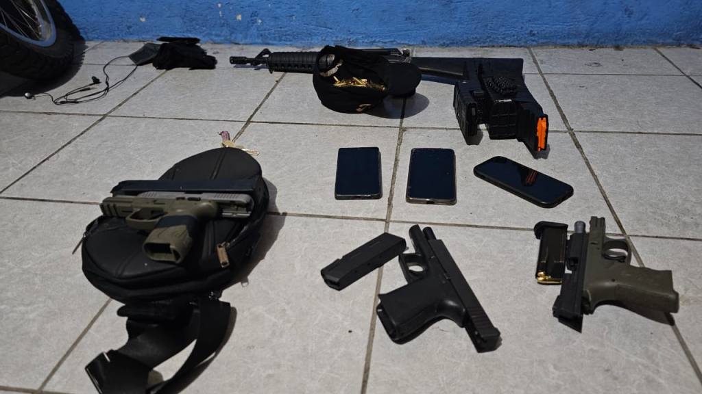 Capturados con armas tras persecución policial. | PNC de Guatemala