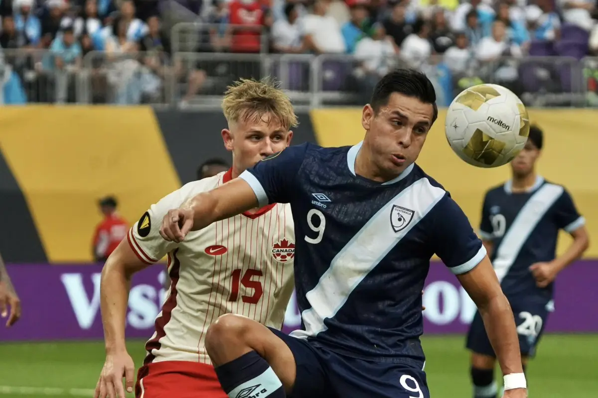 Partido entre Guatemala y Canadá en la Copa Oro 2025 - Archivo