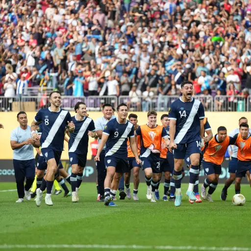 Celebración de Guatemala tras avanzar a semifinales de la Copa Oro 2025 - Concacaf