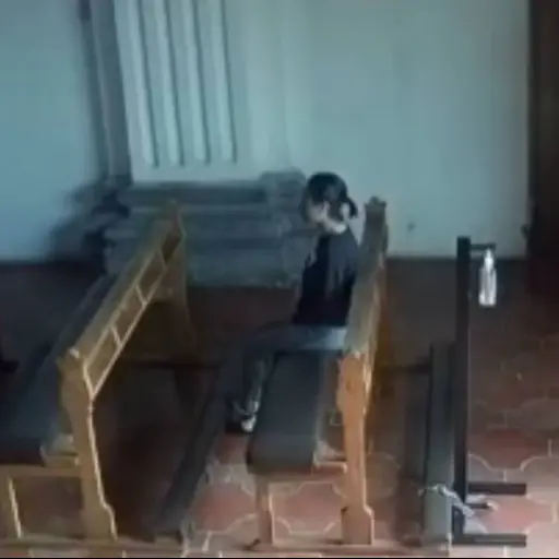 Robo en iglesia de Antigua  ,Captura de pantalla video X.