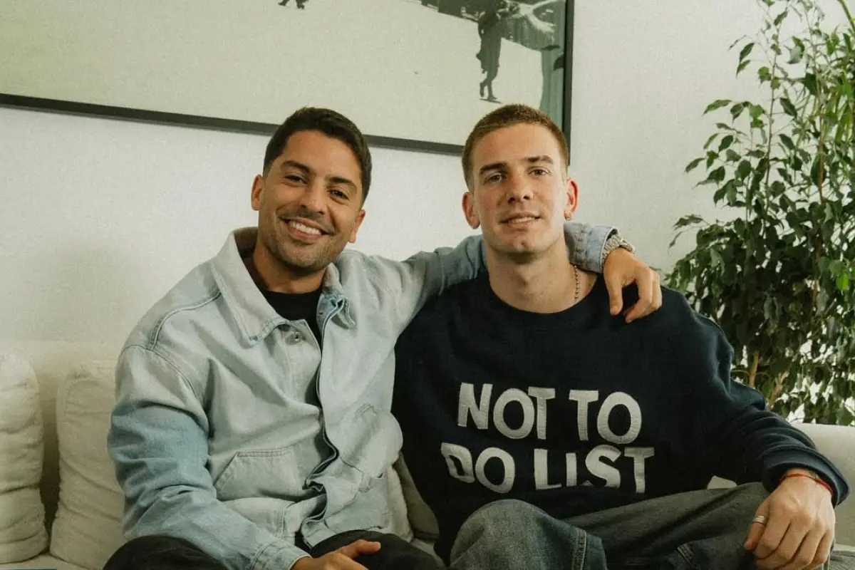 Franco Mastantuono en una entrevista con el periodista argentino Gastón Edul - instagram @gastonedul