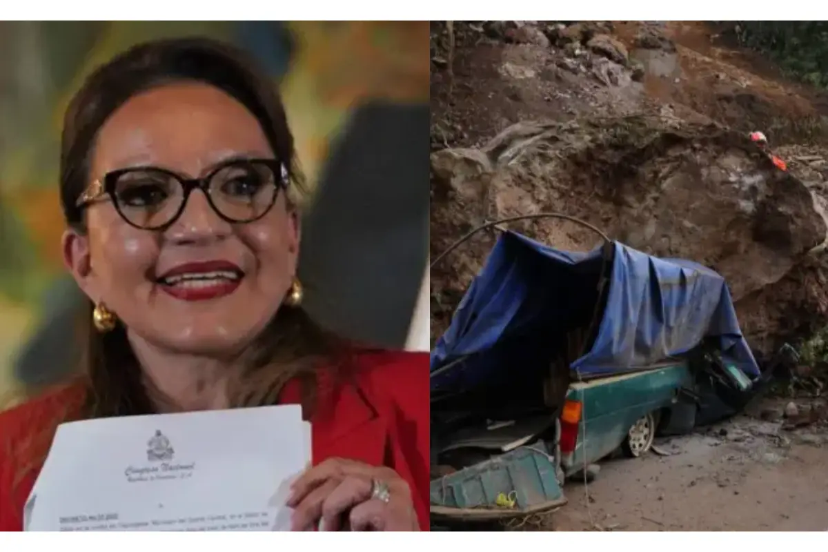 Presidenta de Honduras, Xiomara Castro, se solidariza con Guatemala por sismos., 