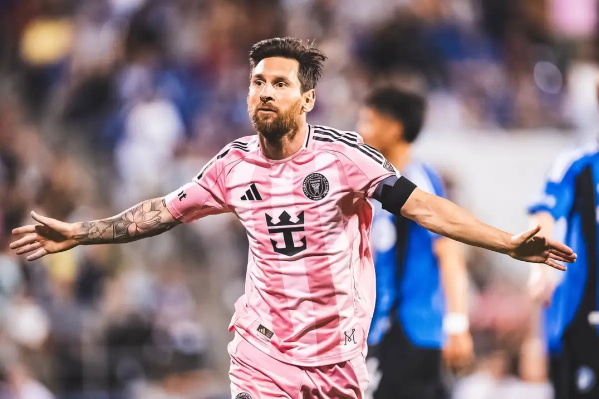 Celebración de Lionel Messi ante el CF Montreal - instagram @leomessi