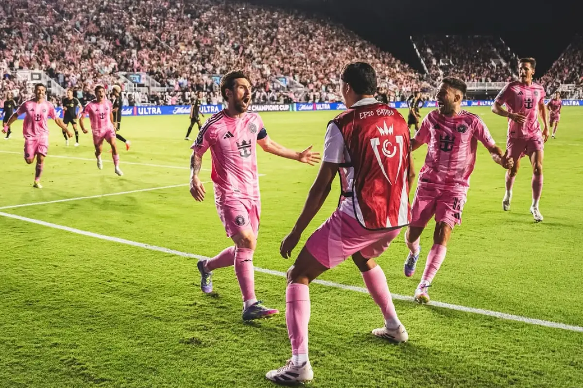 Celebración de Lionel Messi en un partido de Concachampions 2025 - instagram @leomessi