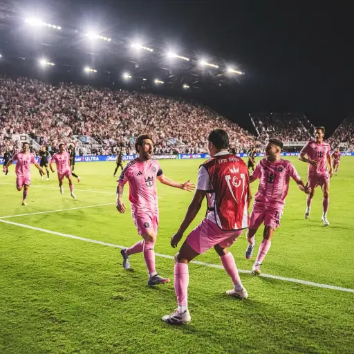 Celebración de Lionel Messi en un partido de Concachampions 2025 - instagram @leomessi