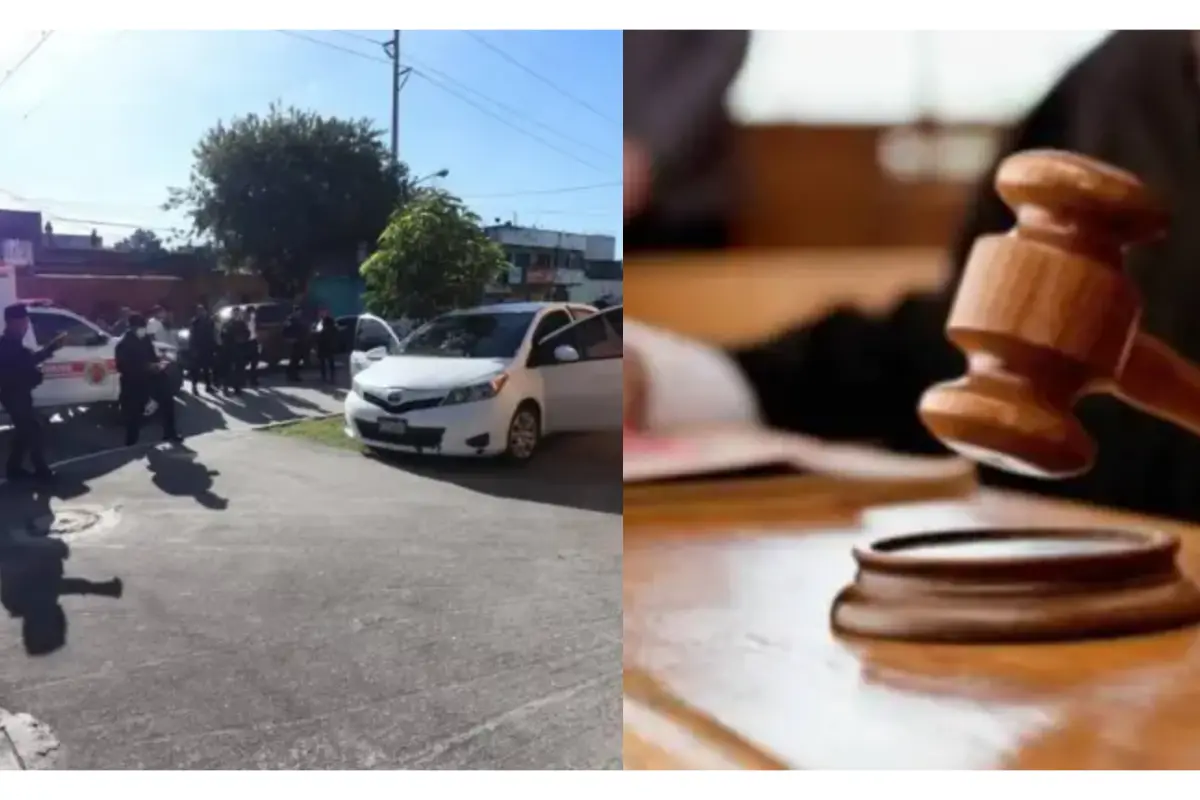 El lugar donde ocurrió el ataque armado en la zona 3 contra la fiscal Miriam Reguero, en 2022., 