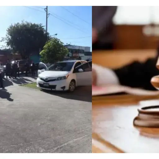 El lugar donde ocurrió el ataque armado en la zona 3 contra la fiscal Miriam Reguero, en 2022. ,