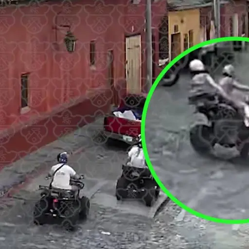 Accidente en Antigua Guatemala ,Captura de pantalla video de Facebook.