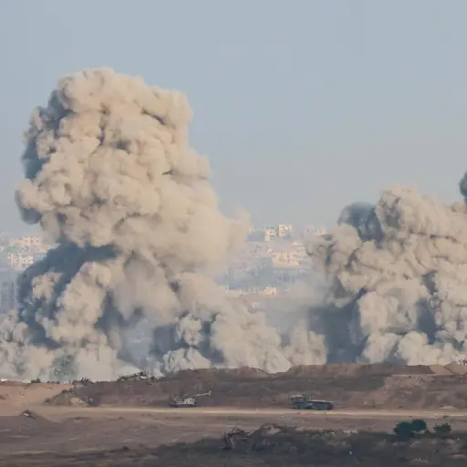 Bombardeos de Israel en la Franja de Gaza ,EFE