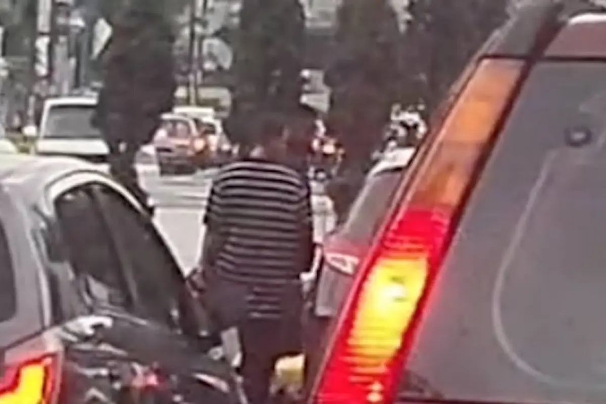 Simulan vender dulces y asaltan en segundos., Captura de pantalla video TikTok.