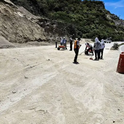 Durante dos semanas se llevaron a cabo las labores en el km. 61 de ruta al Atlántico debido a un derrumbe. ,CIV