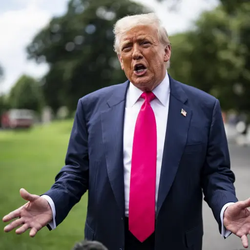 Donald Trump ante los periodistas ,EFE