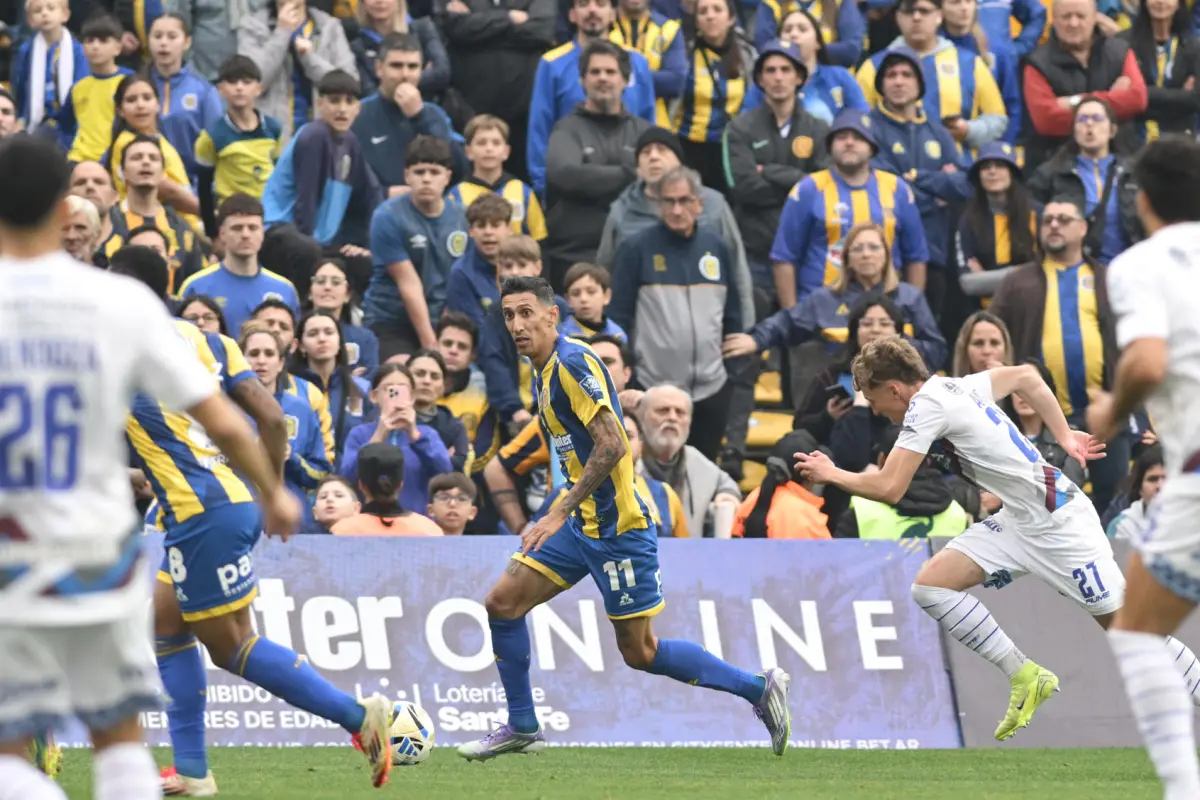 Ángel Di María debutó con Rosario Central - EFE
