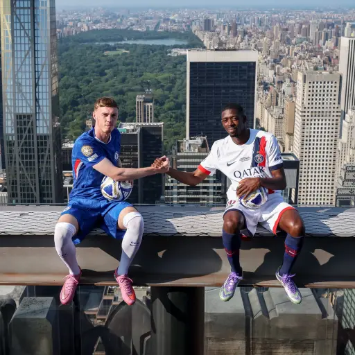 Cole Palmer y Ousmane Dembélé reviven icónica foto en Nueva York - DAZN