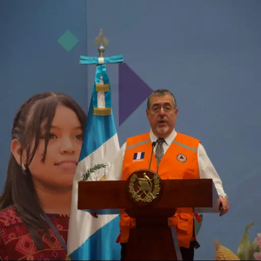 El presidente Bernardo Arévalo se refirió a la pérdida de vidas debido a los sismos y al seguimiento que se da a la emergencia. ,Omar Solís/Emisoras Unidas