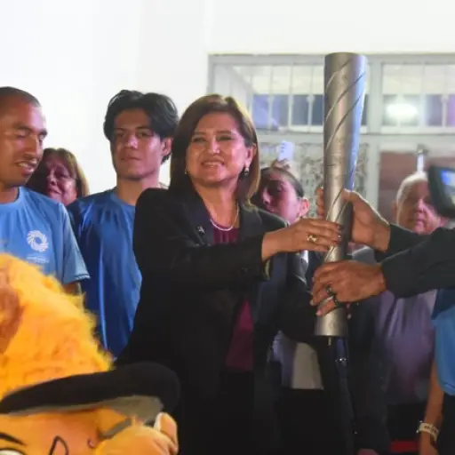 La vicepresidenta del país, Karin Herrera, en lanzamiento oficial de Juegos Centroamericanos Guatemala 2025 