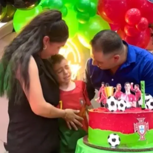 Niño es sorprendido por saludo de Cristiano Ronaldo creado por IA