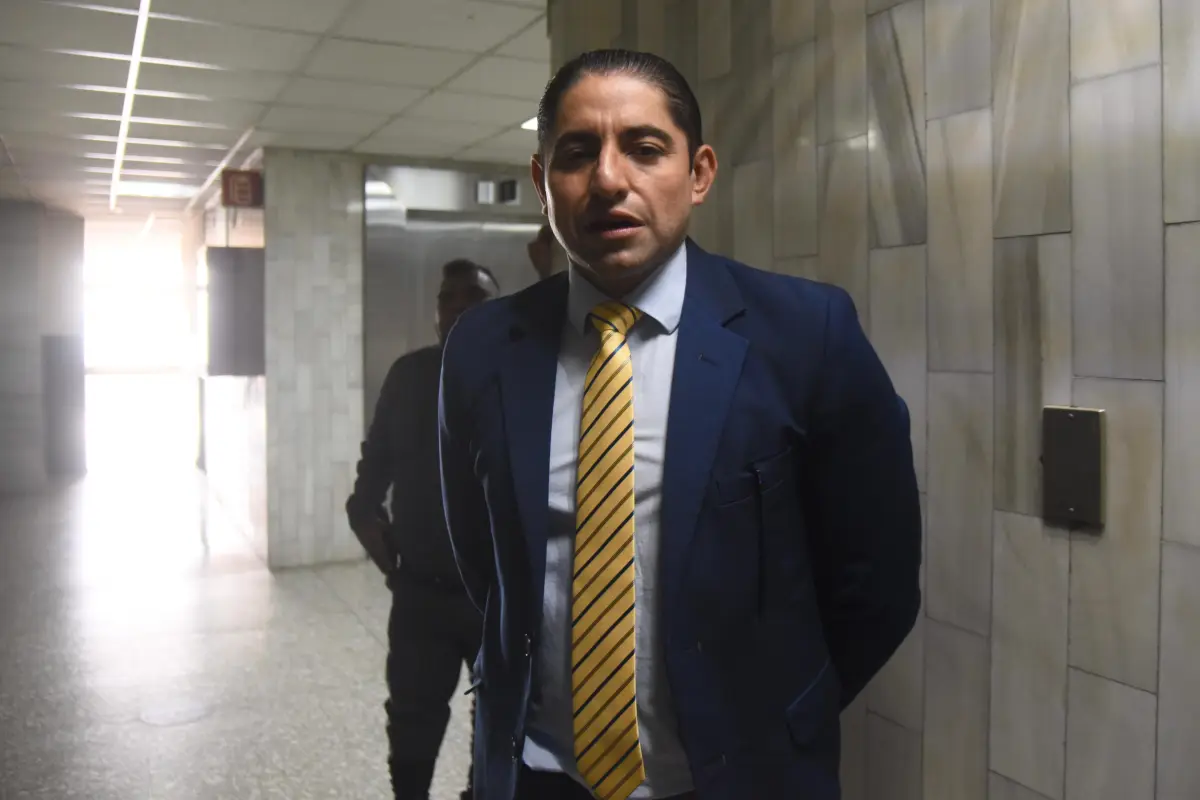 El exfiscal Stuardo Campo antes de ingresar a la sala de audiencias., Omar Solís/Emisoras Unidas