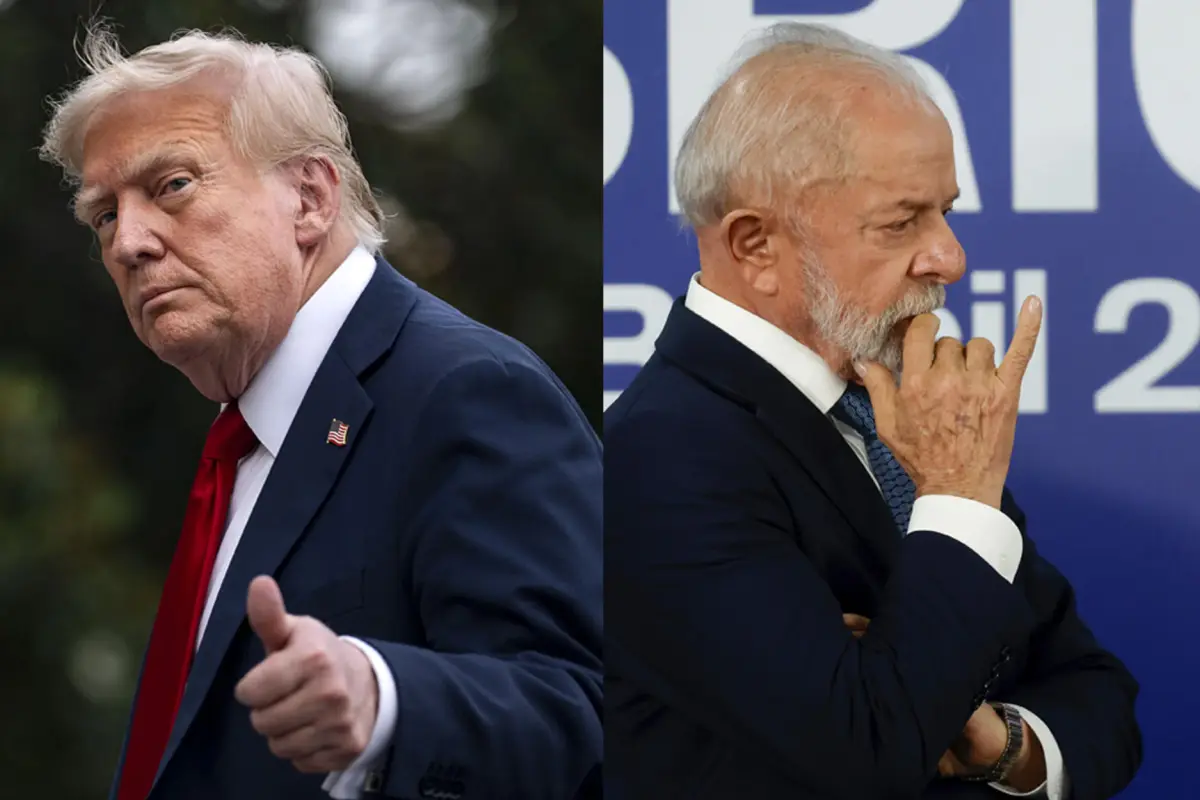 Donald Trump y Lula da Silva, EFE