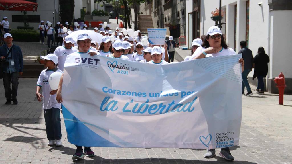 Caminata conmemora el Día Mundial contra la trata de personas | Álex Meoño