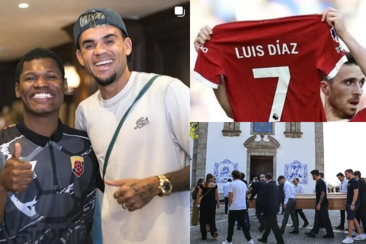 Luis Díaz no acude a funeral de Diogo Jota, quien en su momento se solidarizó por el secuestro del padre del colombiano 