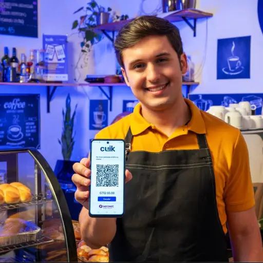 Con Cuik aceptas transferencias a través de códigos QR. ,Cortesía