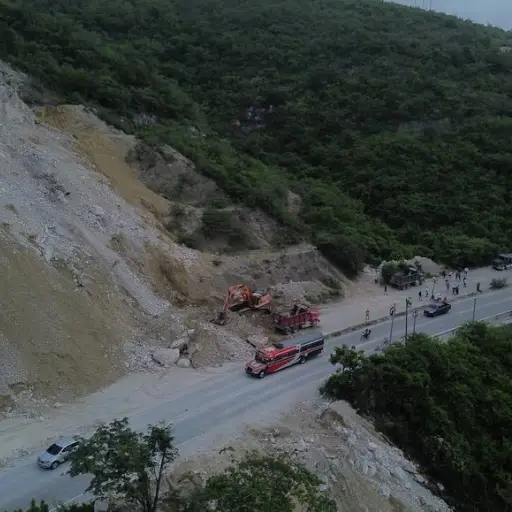 Derrumbe km 61 de ruta al Atlántico  ,CIV