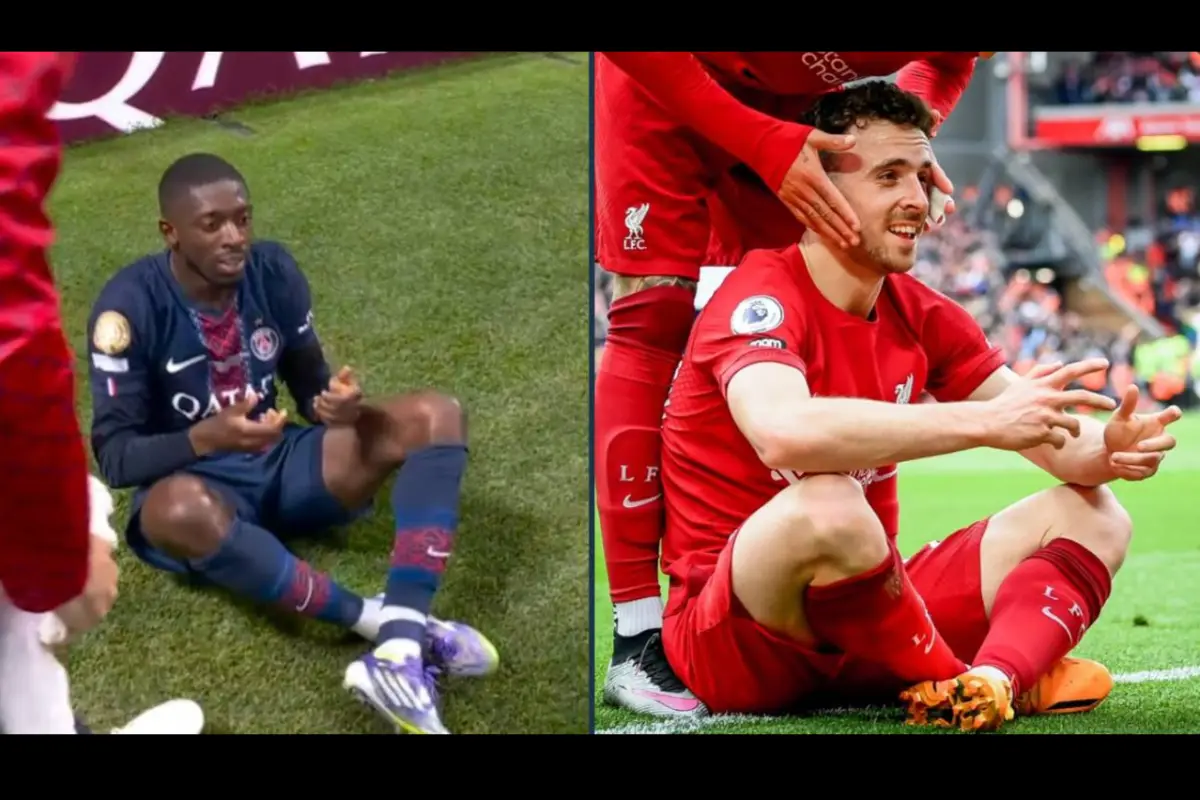 Dembélé rinde emotivo homenaje a Diogo Jota con su celebración - RR.SS.